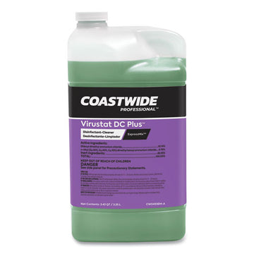 Coastwide Professional™ Virustat Dc Plus Disinfectant-cleaner Concentrate For Expressmix Systems, Lemon Scent, 3.25 L Bottle, 2-carton freeshipping - TVN Wholesale